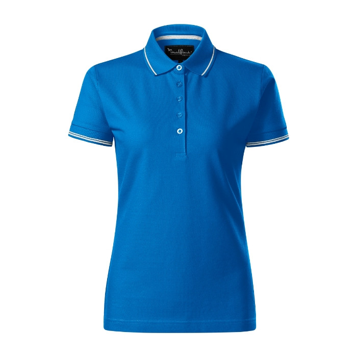 Polo femme Perfection plain 253 - bleu tuba