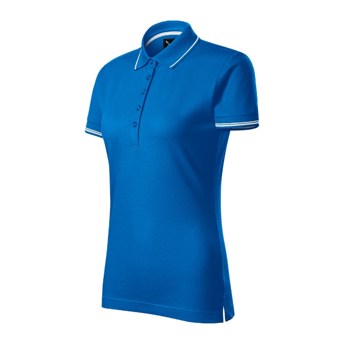 Polo femme Perfection plain 253 - bleu tuba