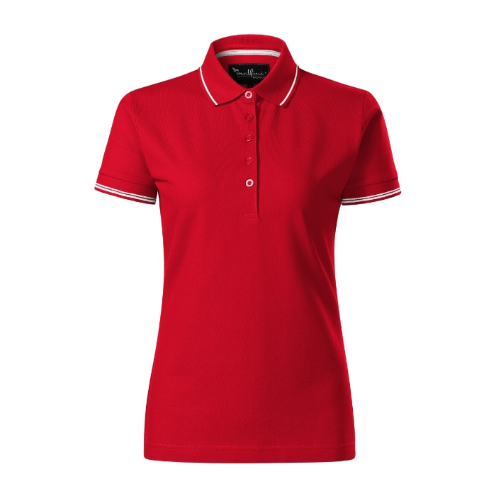 Polo femme Perfection plain 253 - formula red