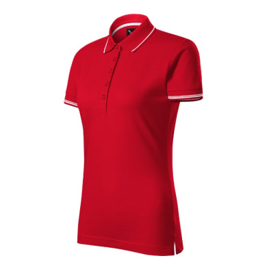 Polo femme Perfection plain 253 - formula red
