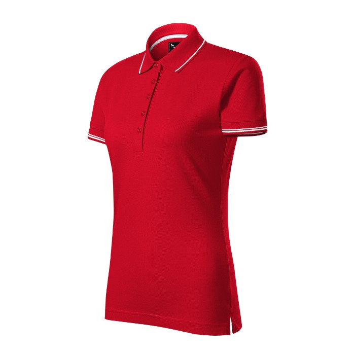 Polo femme Perfection plain 253 - formula red