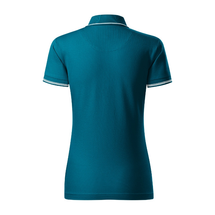 Polo femme Perfection plain 253 - bleu pétrole