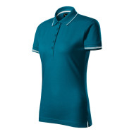 Polo femme Perfection plain 253 - bleu pétrole