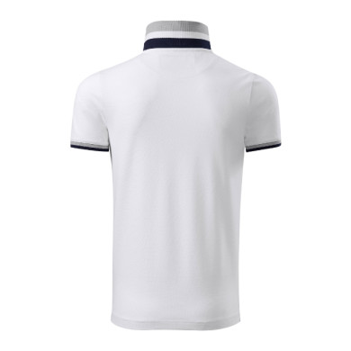 Polo homme Collar Up 256 - blanc