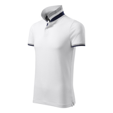 Polo homme Collar Up 256 - blanc