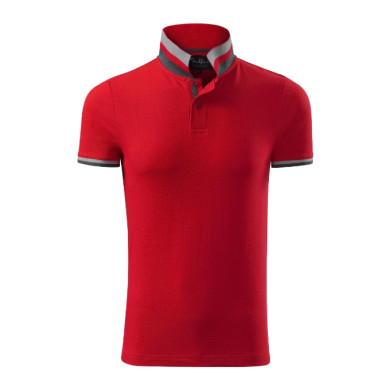 Polo homme Collar Up 256 - formula red