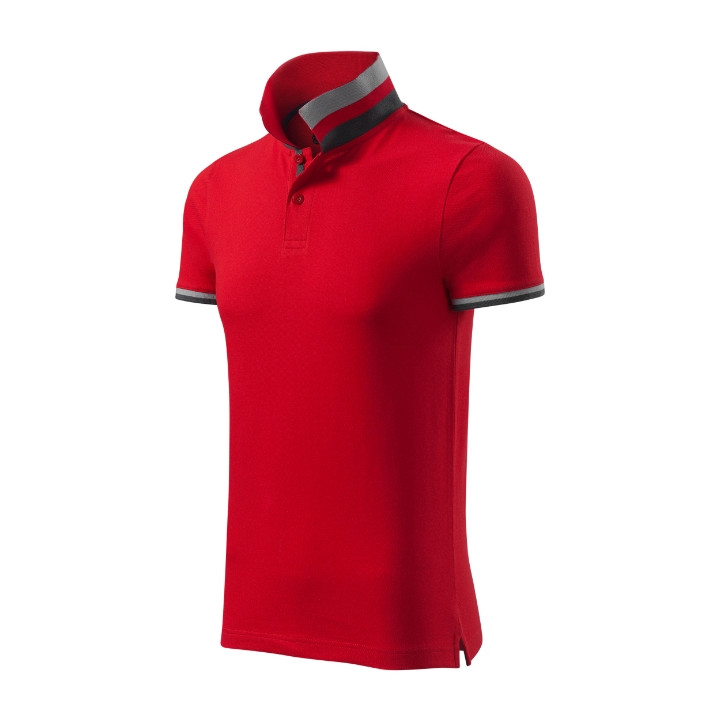 Polo homme Collar Up 256 - formula red