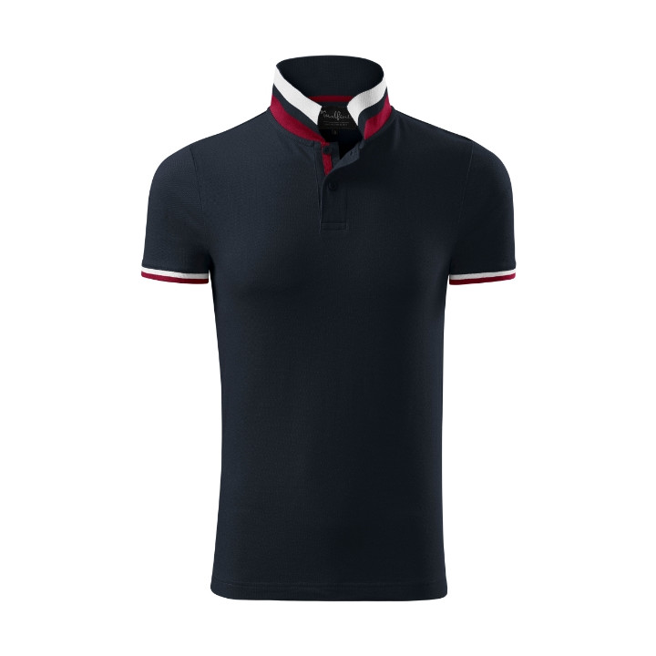 Polo homme Collar Up 256 - dark navy