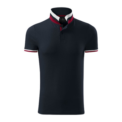 Polo homme Collar Up 256 - dark navy