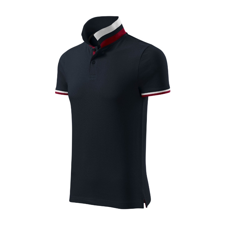 Polo homme Collar Up 256 - dark navy