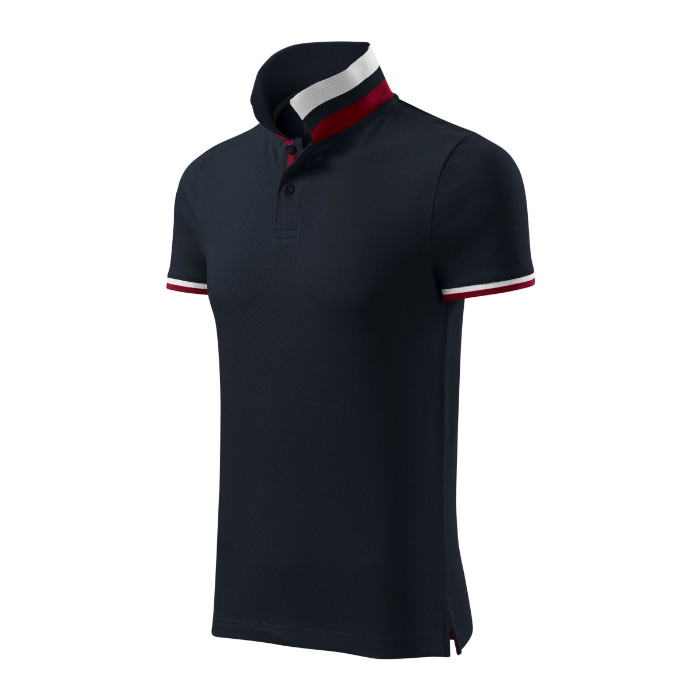 Polo homme Collar Up 256 - dark navy