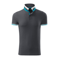 Polo homme Collar Up 256 - light anthracite