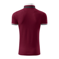 Polo homme Collar Up 256 - garnet