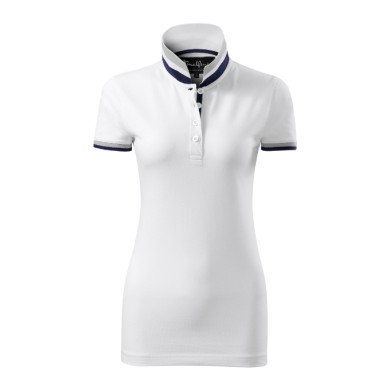 Polo femme Collar Up 257 - blanc