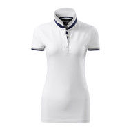 Polo femme Collar Up 257 - blanc