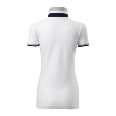 Polo femme Collar Up 257 - blanc