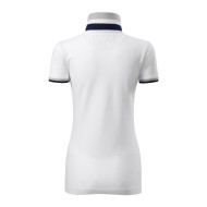 Polo femme Collar Up 257 - blanc