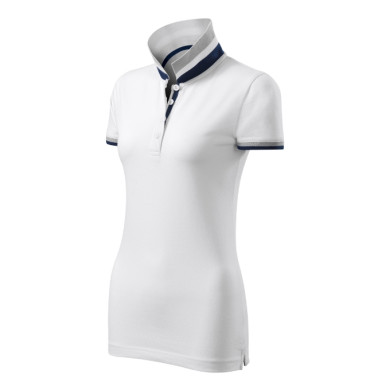 Polo femme Collar Up 257 - blanc