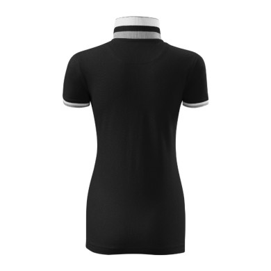 Polo femme Collar Up 257 - noir
