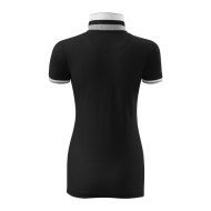 Polo femme Collar Up 257 - noir