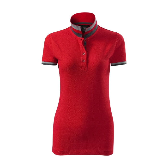 Polo femme Collar Up 257 - formula red