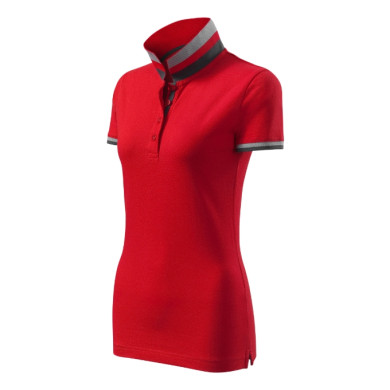Polo femme Collar Up 257 - formula red