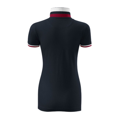 Polo femme Collar Up 257 - dark navy