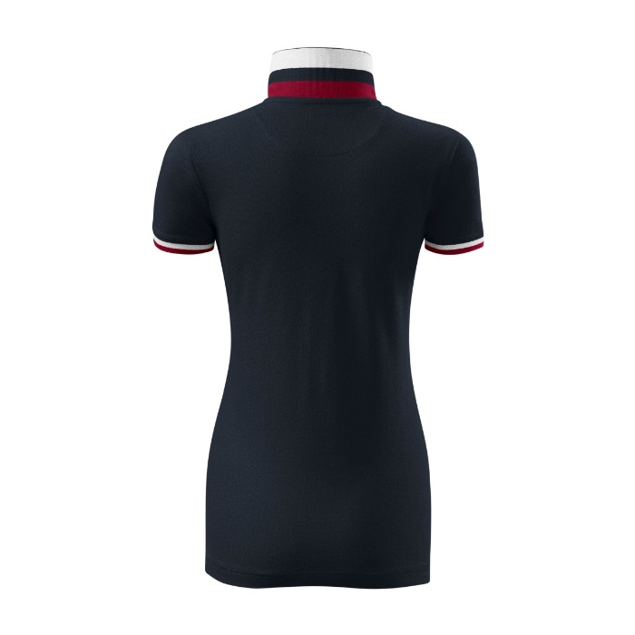 Polo femme Collar Up 257 - dark navy