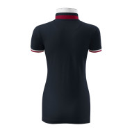 Polo femme Collar Up 257 - dark navy