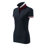 Polo femme Collar Up 257 - dark navy