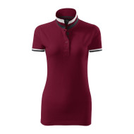 Polo femme Collar Up 257 - garnet
