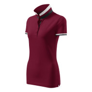 Polo femme Collar Up 257 - garnet