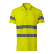 Polo unisex HV Runway 2V9 - jaune fluorescent