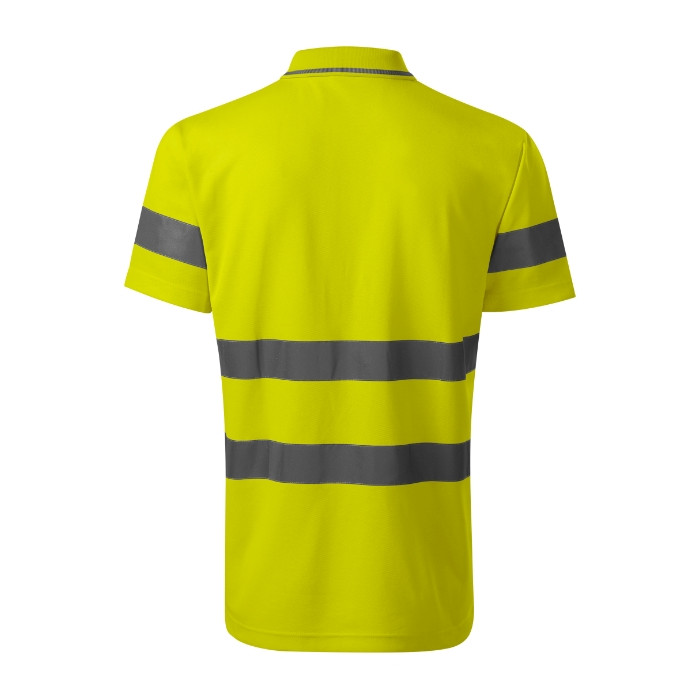 Polo unisex HV Runway 2V9 - jaune fluorescent