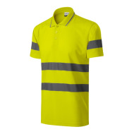 Polo unisex HV Runway 2V9 - jaune fluorescent