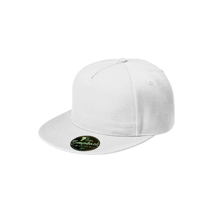 Casquette unisex Rap 5P 301 - blanc