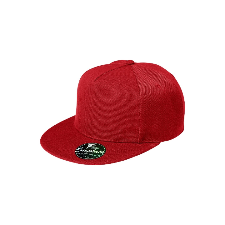 Casquette unisex Rap 5P 301 - rouge