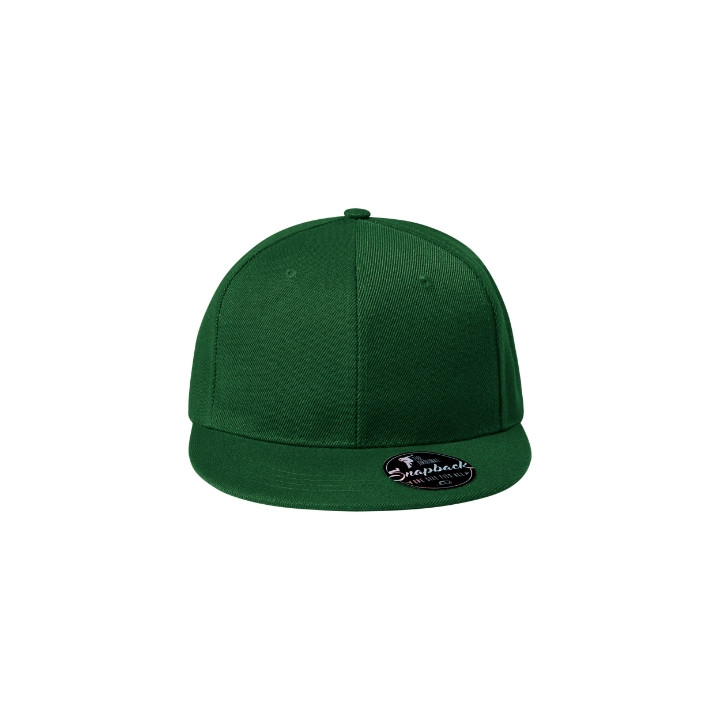 Casquette unisex Rap 6P 302 - vert bouteille