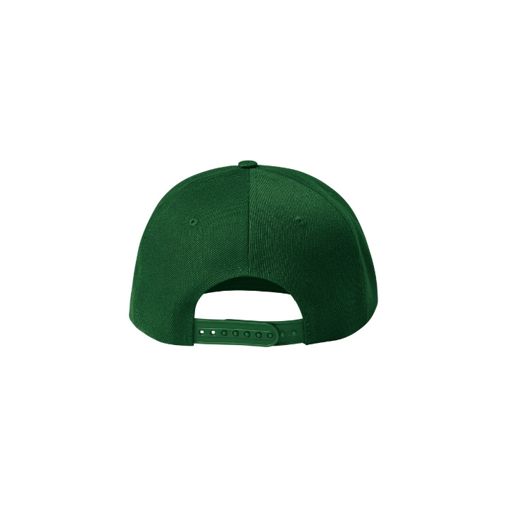 Casquette unisex Rap 6P 302 - vert bouteille