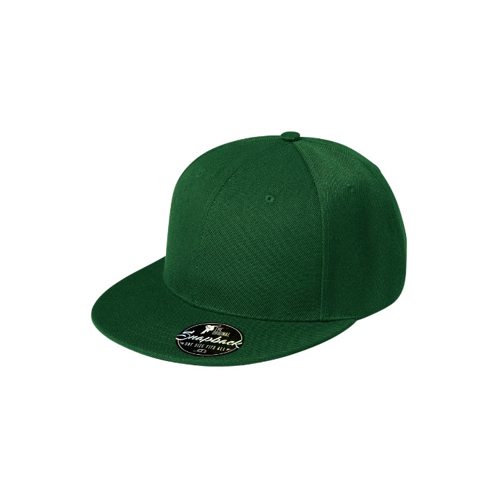 Casquette unisex Rap 6P 302 - vert bouteille