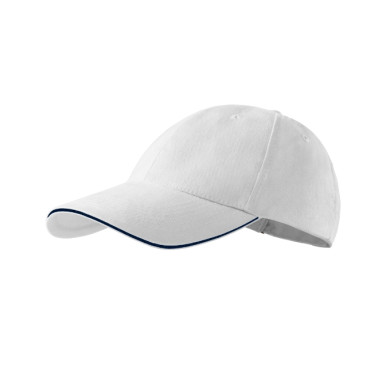 Casquette unisex Sandwich 6P 306 - blanc