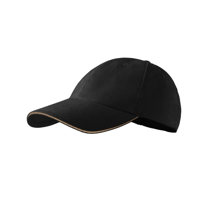 Casquette unisex Sandwich 6P 306 - noir