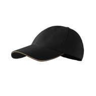 Casquette unisex Sandwich 6P 306 - noir