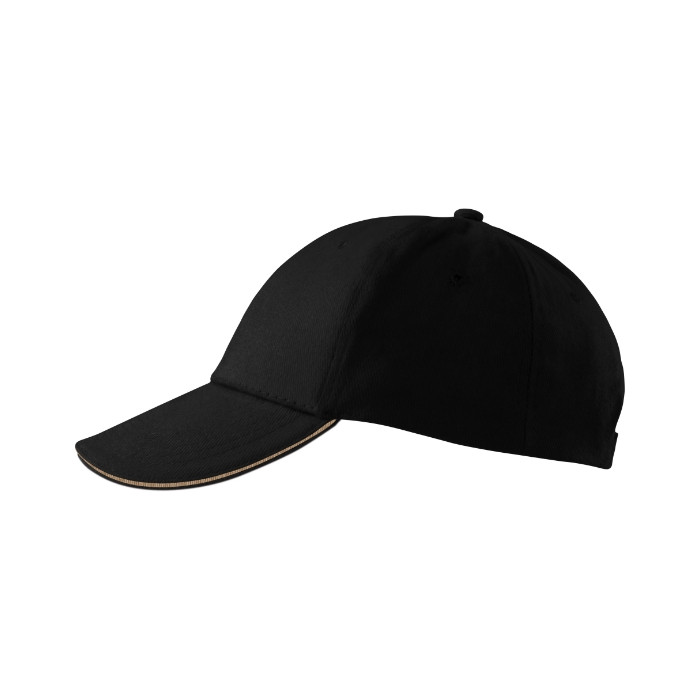 Casquette unisex Sandwich 6P 306 - noir