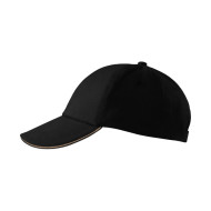 Casquette unisex Sandwich 6P 306 - noir