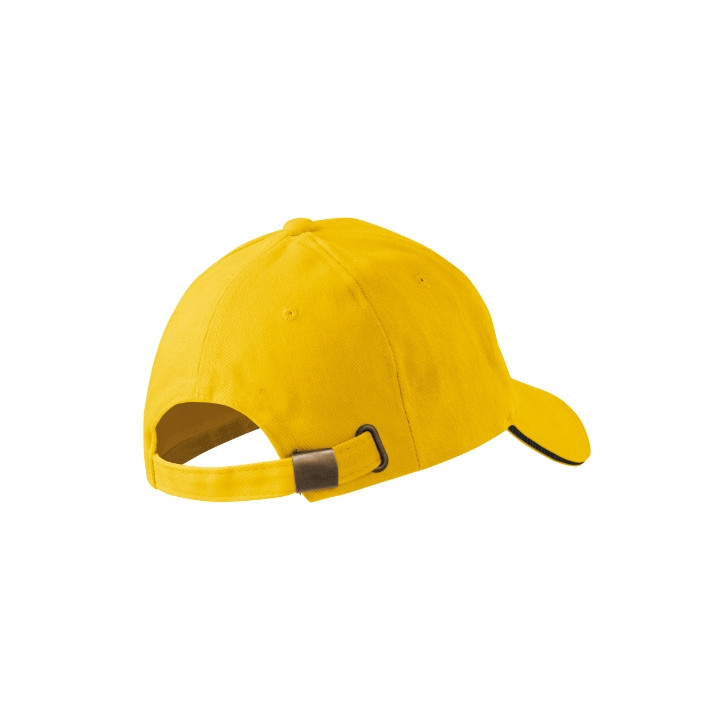 Casquette unisex Sandwich 6P 306 - jaune