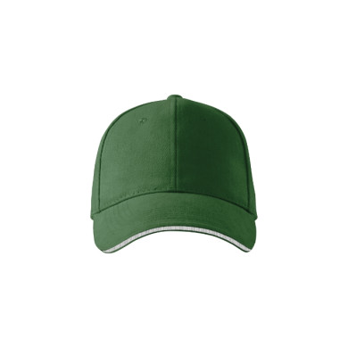 Casquette unisex Sandwich 6P 306 - vert bouteille