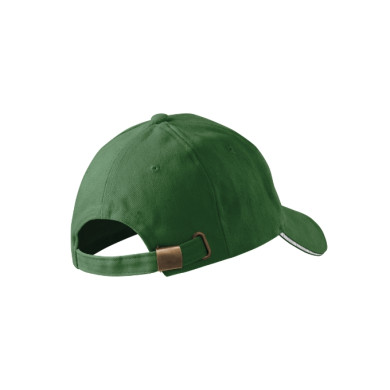 Casquette unisex Sandwich 6P 306 - vert bouteille