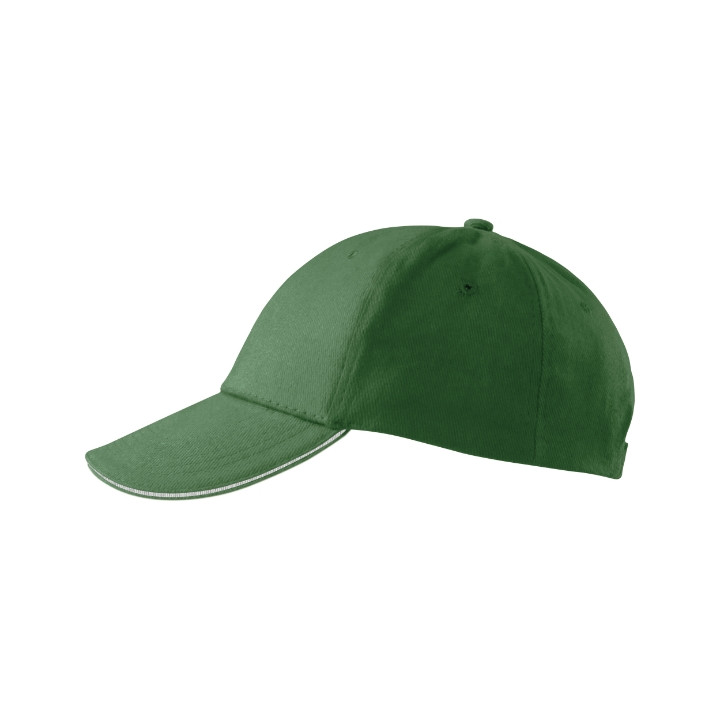 Casquette unisex Sandwich 6P 306 - vert bouteille