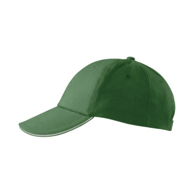 Casquette unisex Sandwich 6P 306 - vert bouteille